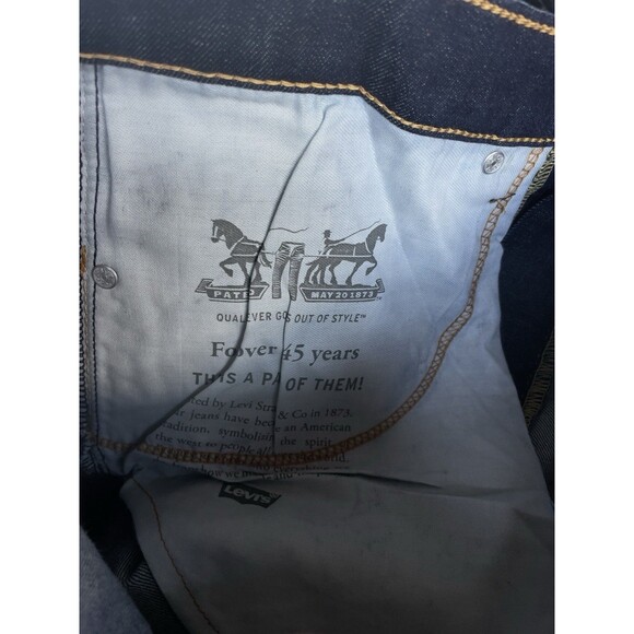 Levi's Flex 541 Athletic Taper Men’s Stretch Dark Blue Jeans Size 34X34 - Picture 16 of 16